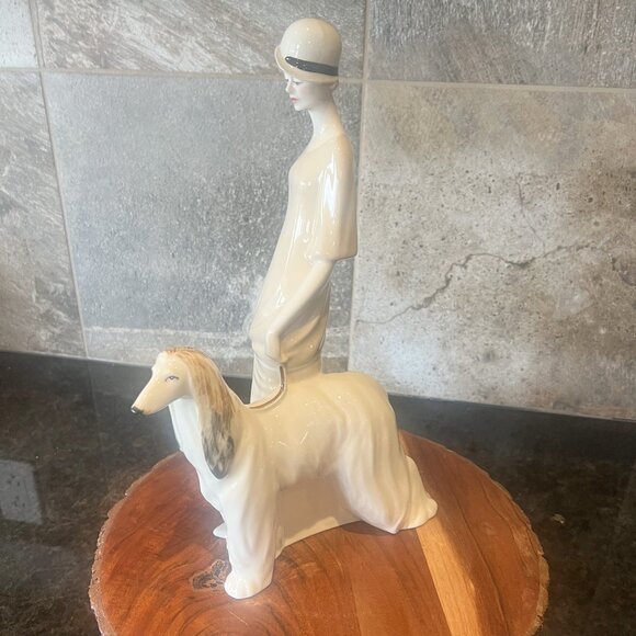 Royal Doulton 'Promenade' Hand Made 14-inch Porcelain Figurine! - Picture 1 of 16